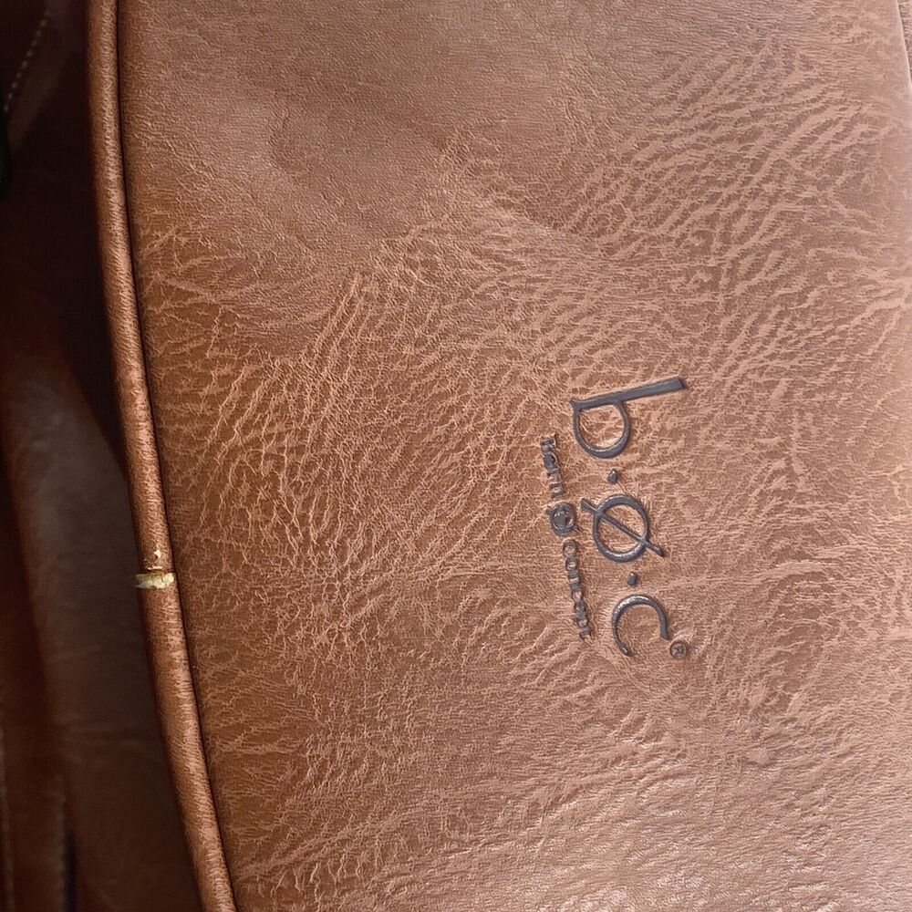 BOC Born Concept Shoulder Purse Handbag Brown Faux Leather - Picture 6 of 6
